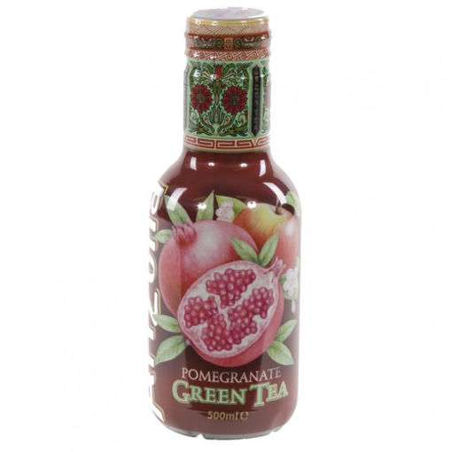 Afbeeldingen van ARIZONA POMEGRANETE GREEN TEA 50 CL FLES